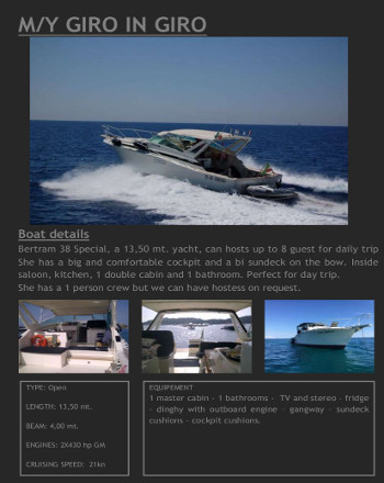 Charter Bertram 38 Special GIRO IN GIRO